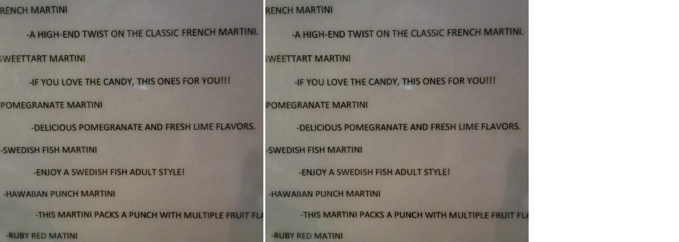 O'Rourkes Office Menu