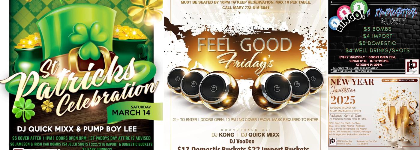 Perception Lounge Menu