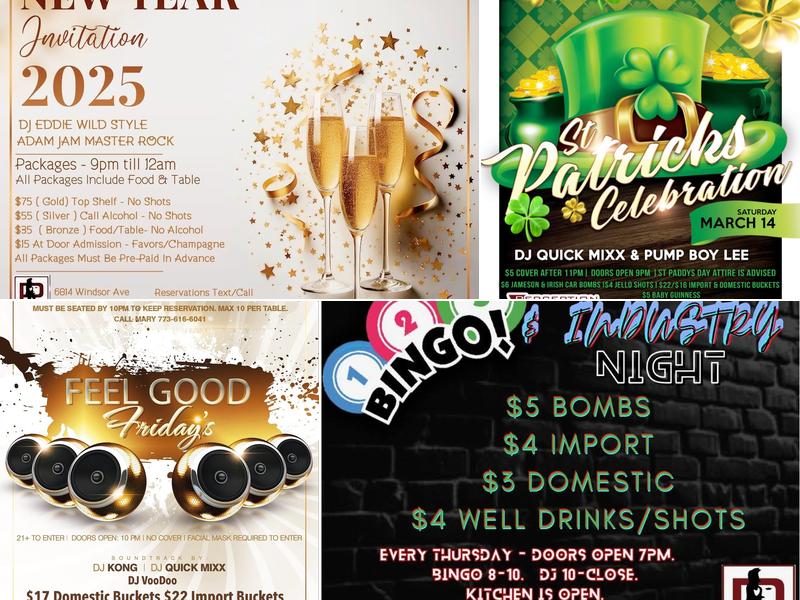 Perception Lounge Menu