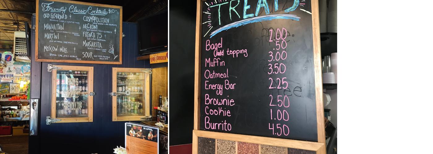 Friendly Tap Menu