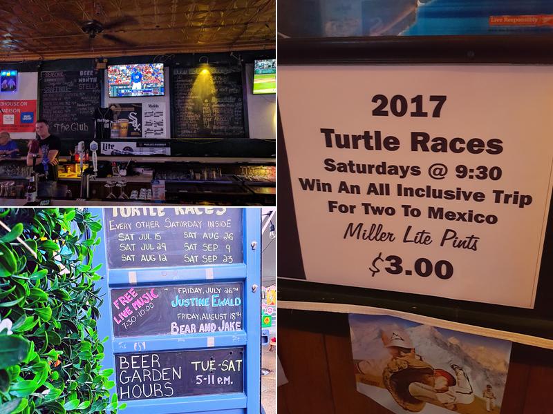 The Club Shot & Beer Menu