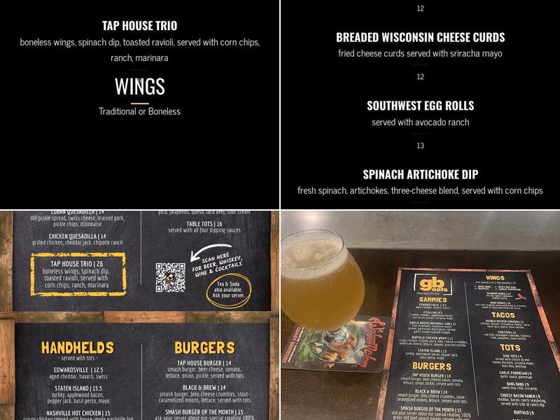 Global Brew Tap House Menu