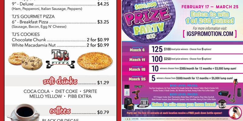 Ruby's Menu
