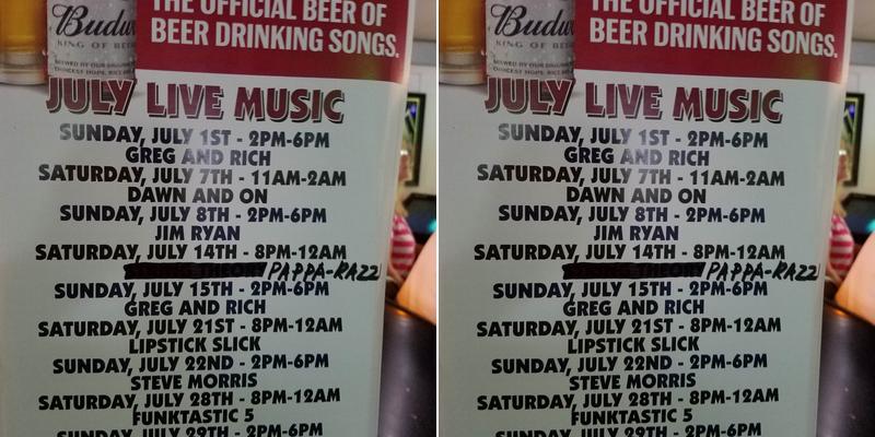 Len Brown's North shore Inn & Marina Menu