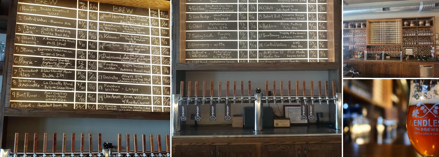 Endless Brews Menu