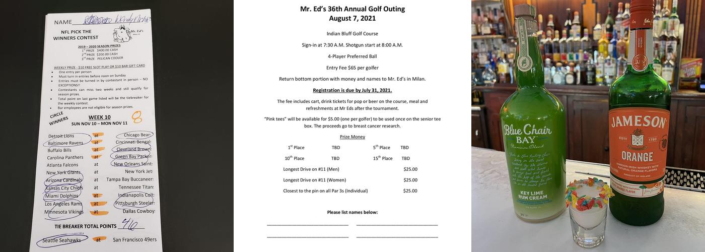 Mr Ed's Liquor Store & Tap Menu