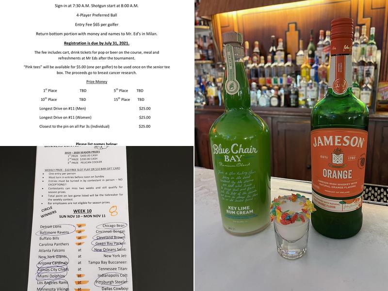 Mr Ed's Liquor Store & Tap Menu