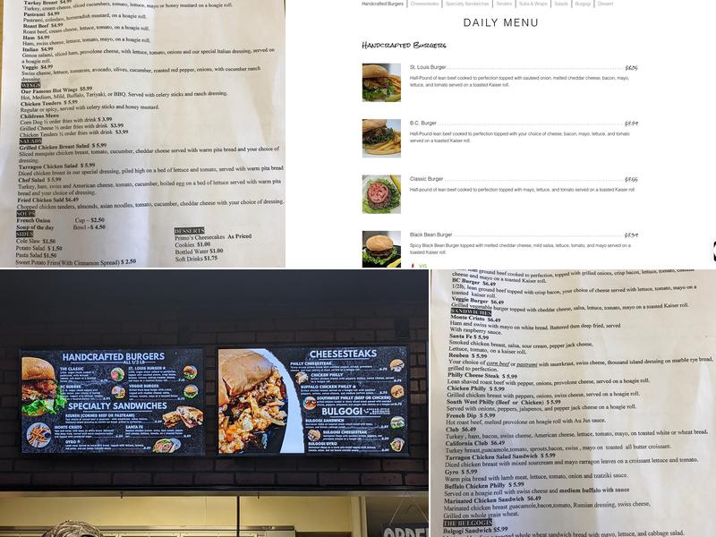 Primo's Grill & Deli Menu