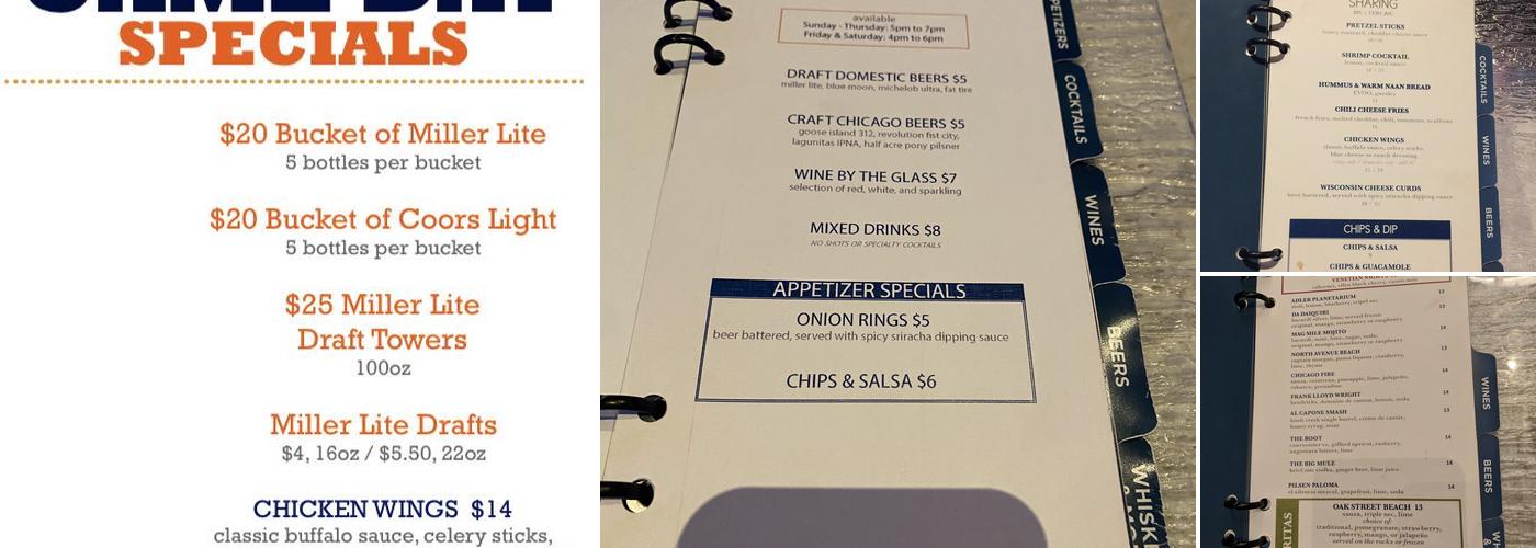 BIG Bar Menu