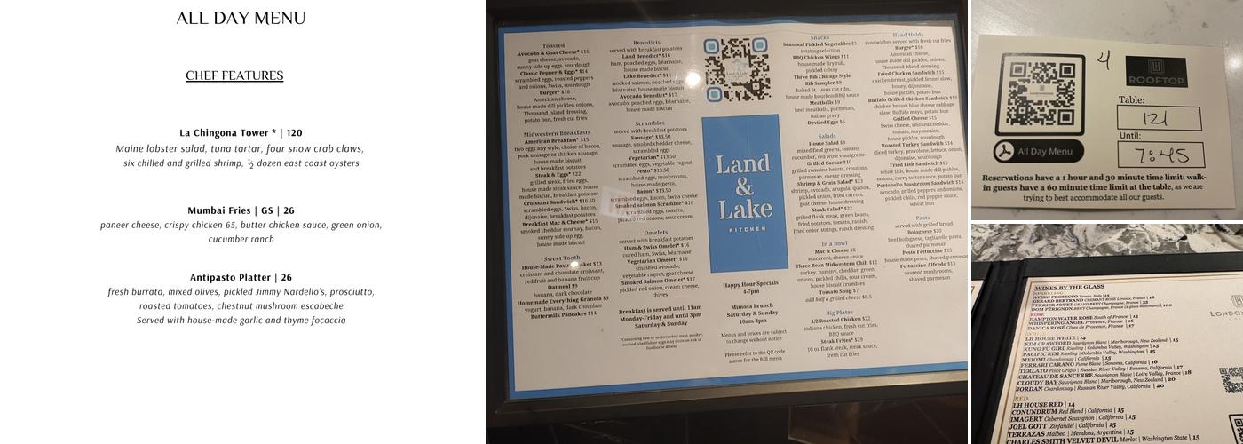 LH Rooftop Menu