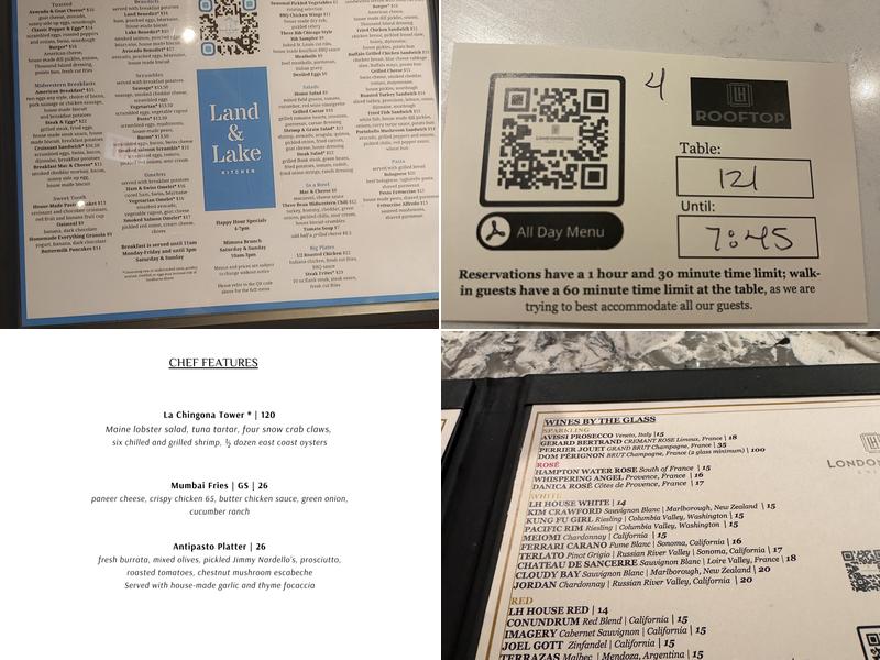 LH Rooftop Menu