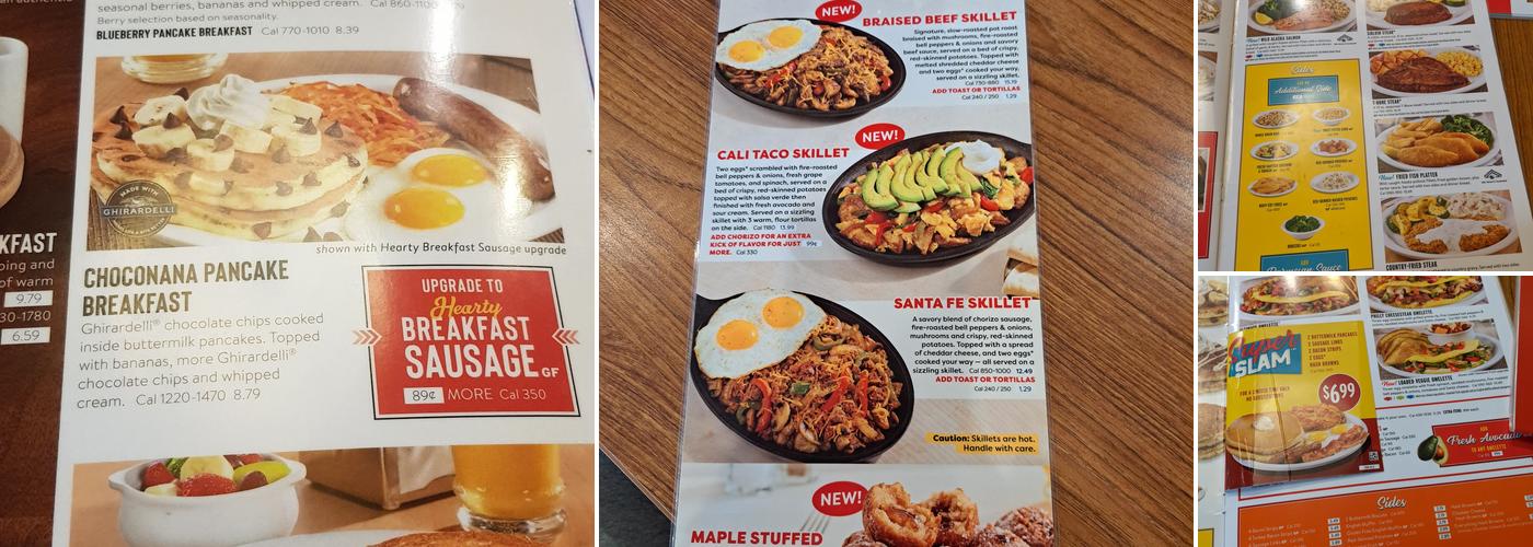 Denny's Menu