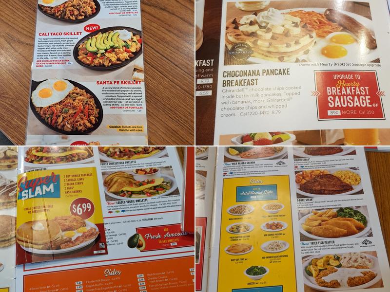 Denny's Menu