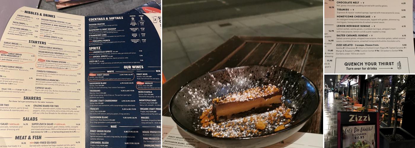 Zizzi - Wigmore Street Menu