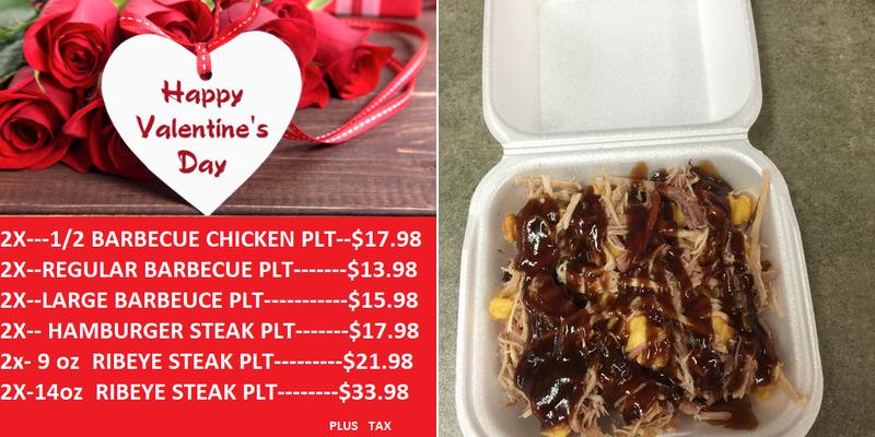 Cowboy Barn Bar B Que Menu