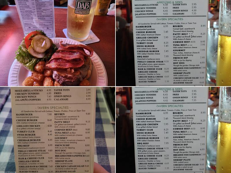 Meier's Tavern Menu
