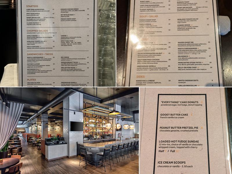 Conner's Kitchen + Bar Menu