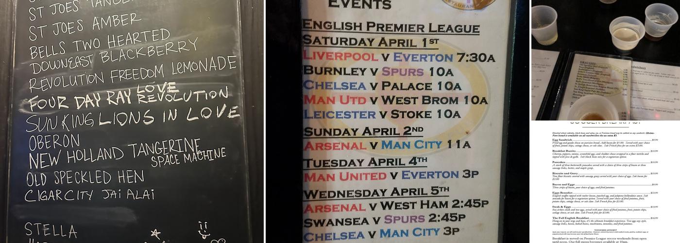 Chatham Tap Mass Ave Menu