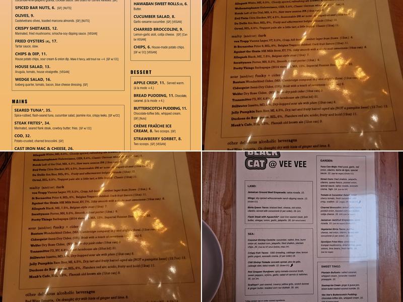 Vee Vee Menu