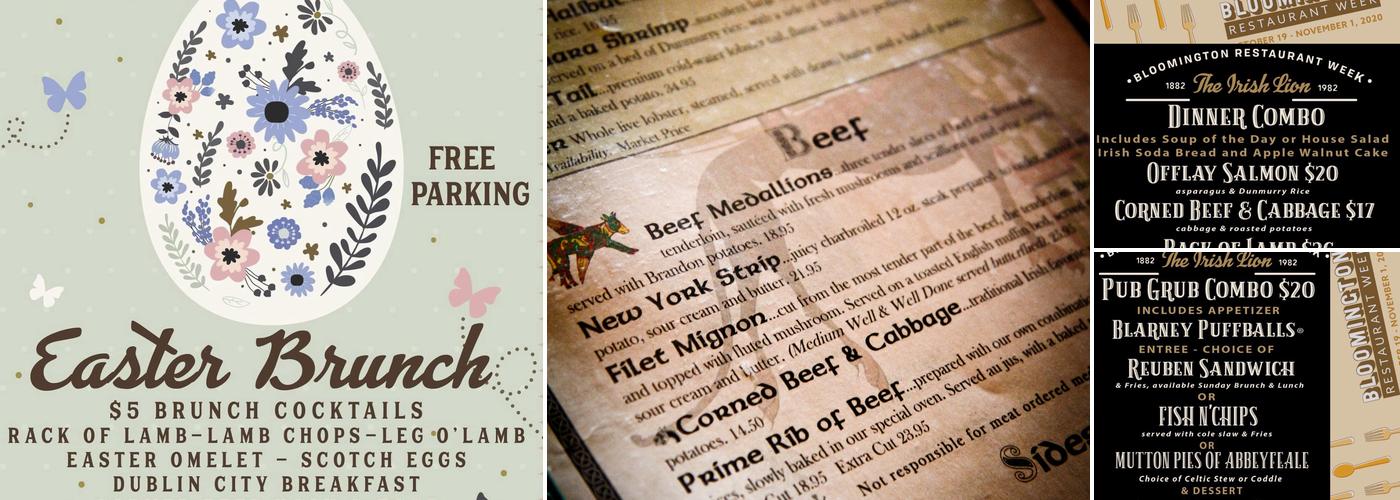 The Glen Menu