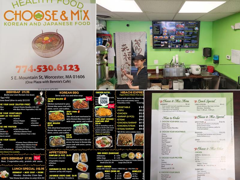 Korean Food & Hibachi Express - CHOOSE AND MIX Menu