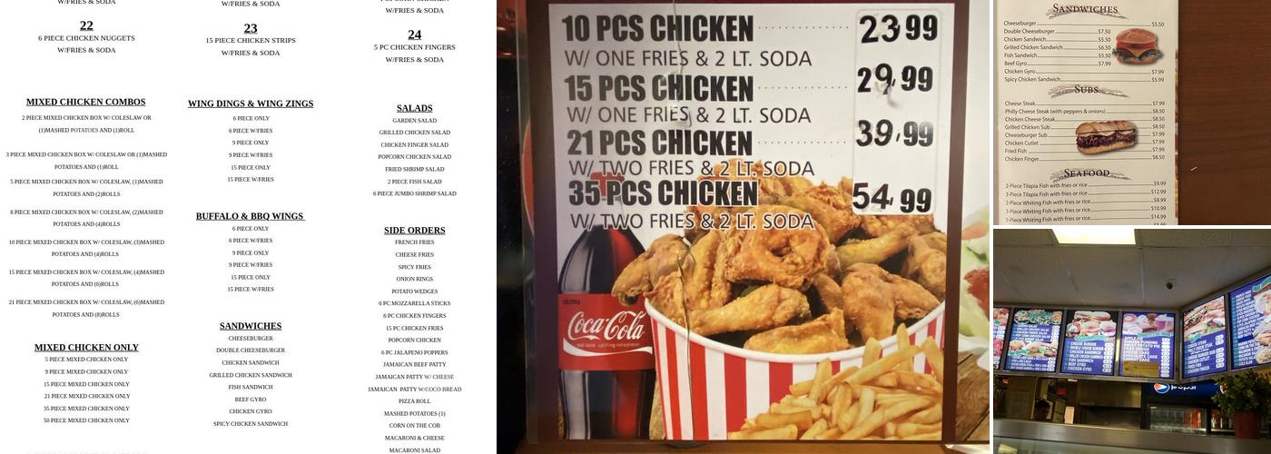 Crown Fried Chicken Menu