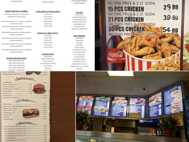 Crown Fried Chicken Menu