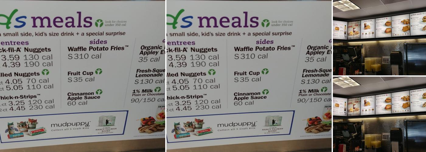 Chick-fil-A Menu