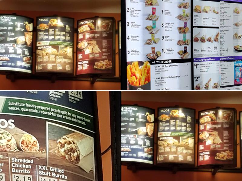 Taco Bell Menu