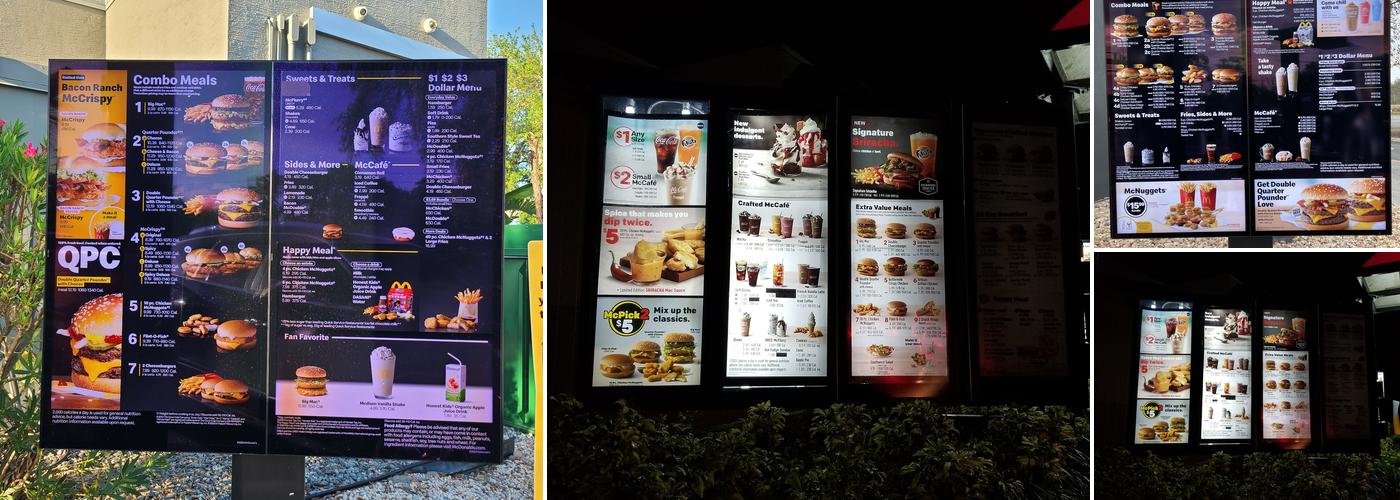 McDonald's Menu
