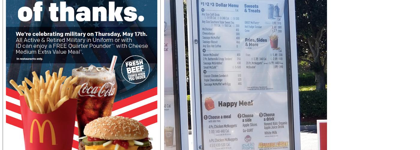 McDonald's Menu