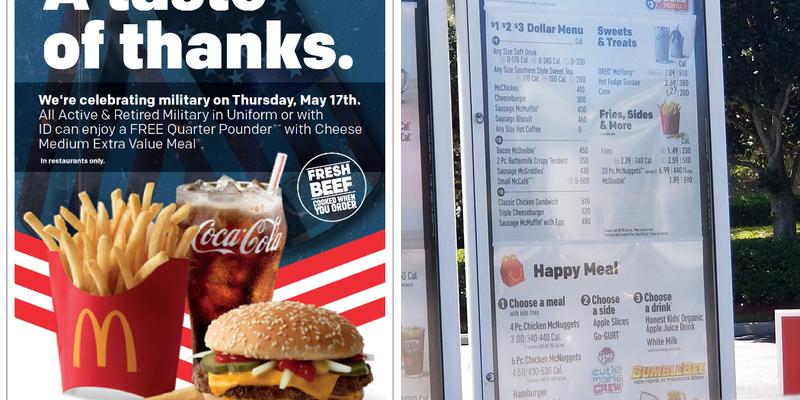 McDonald's Menu