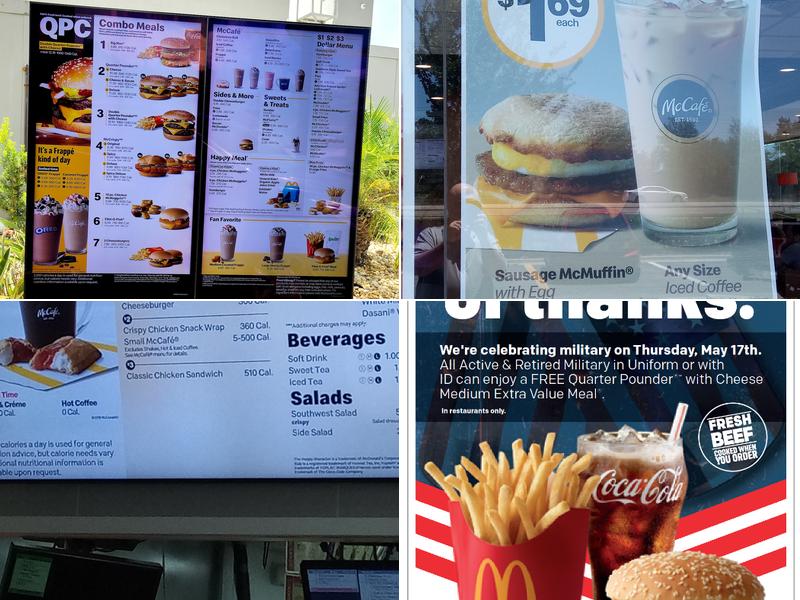 McDonald's Menu