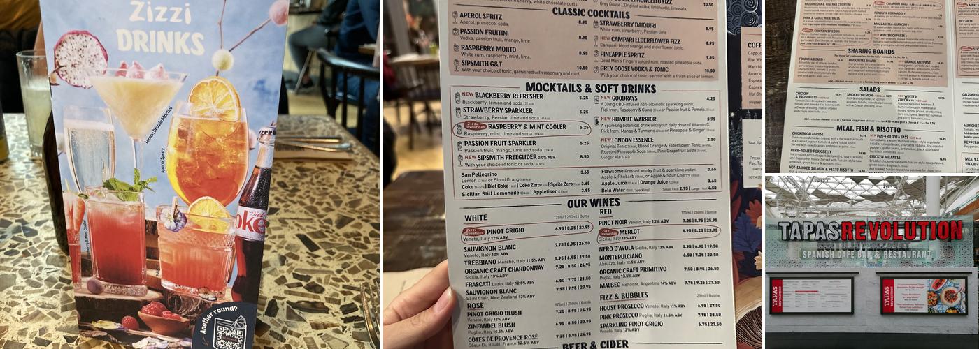 Zizzi - Westfield (White City) Menu