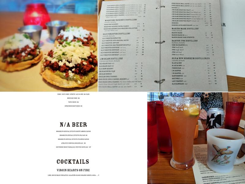 The Silver Dollar Menu