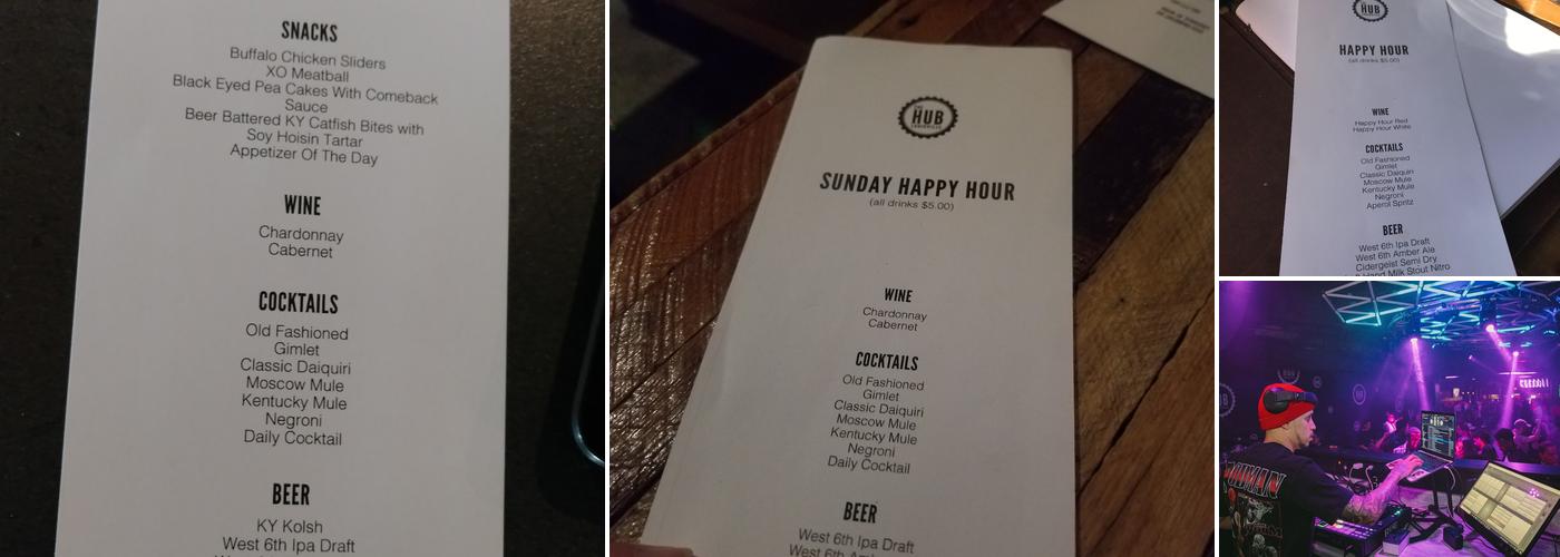 The Hub Menu