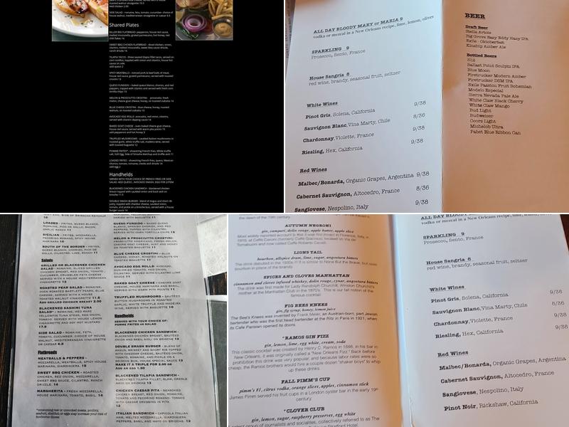 The Continental Menu
