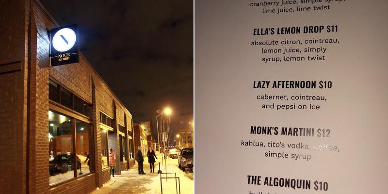 Noce Menu