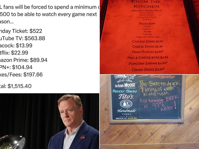 The Flying Moose Menu