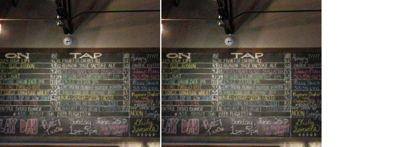 Public House Menu