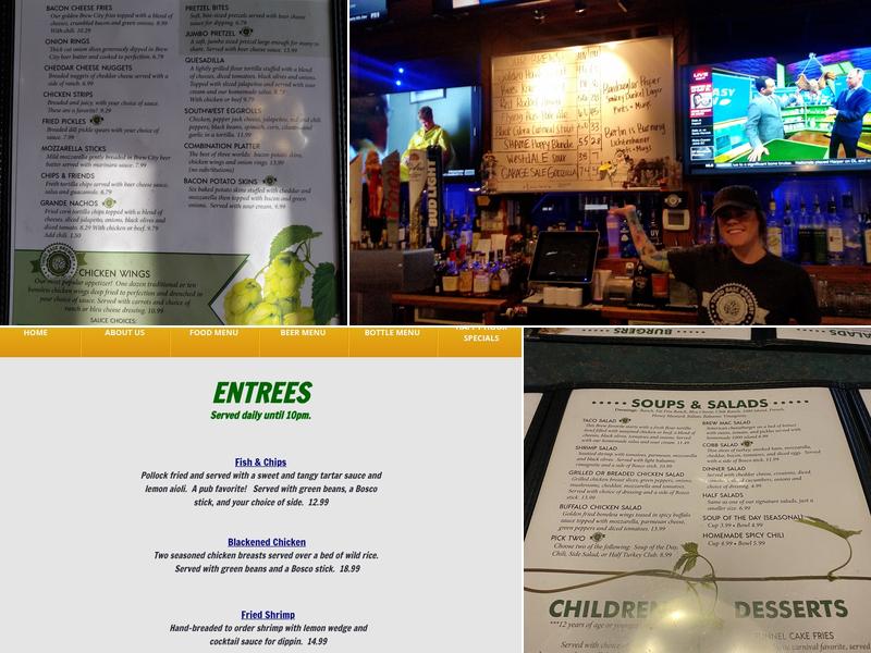 Third Base Brewery Menu