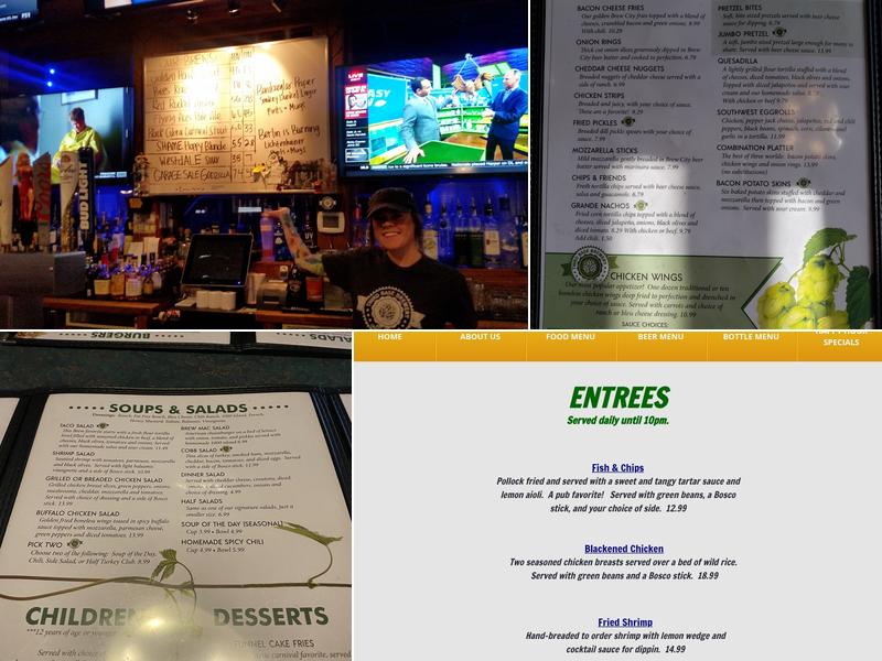 Third Base Brewery Menu