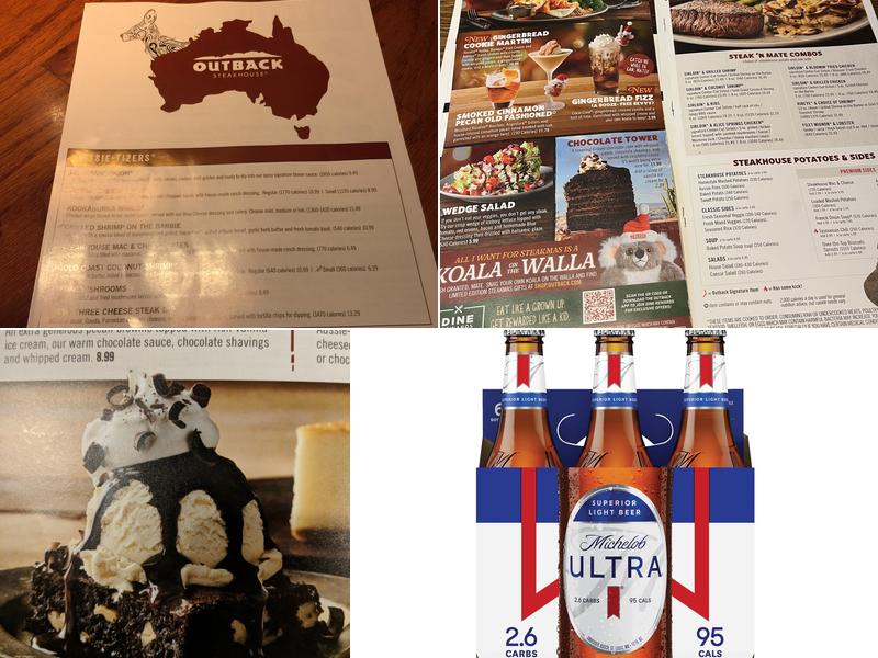 Outback Steakhouse Menu