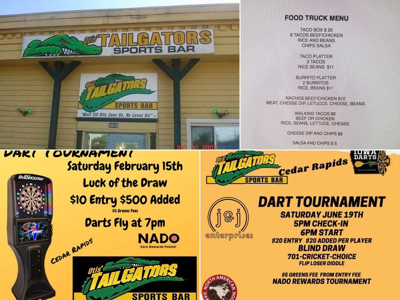 Tailgators Menu