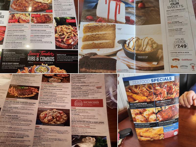 Ruby Tuesday Menu