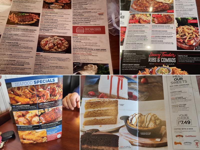 Ruby Tuesday Menu