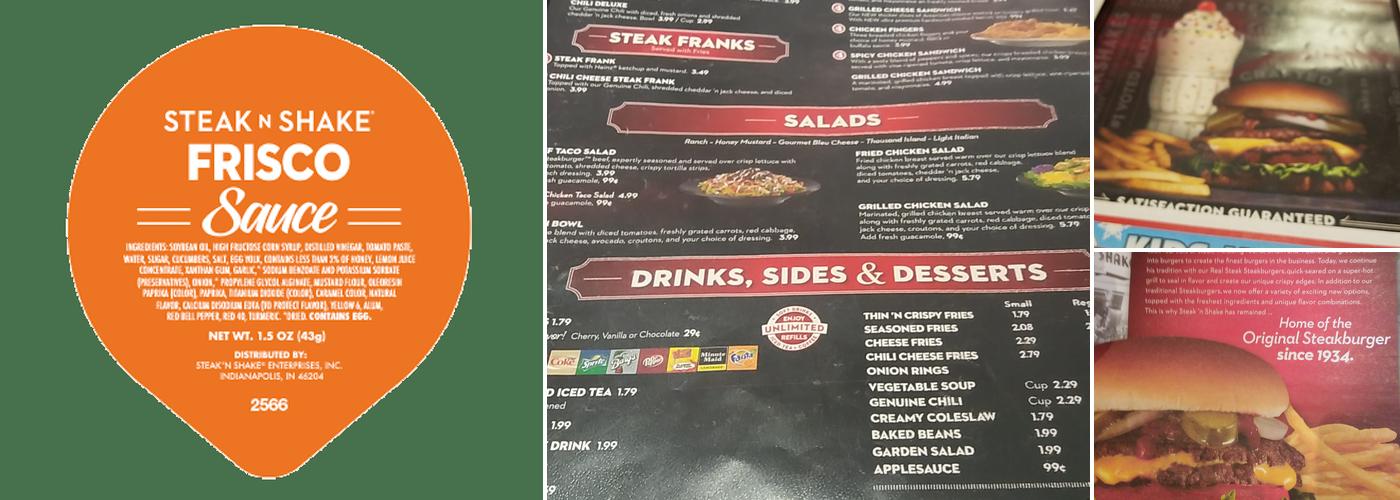 Steak 'n Shake Menu