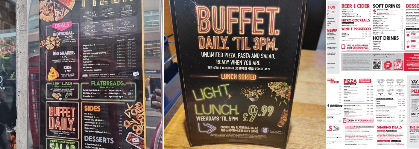 Pizza Hut Restaurants Menu