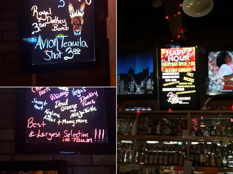 Firehouse Bar Menu