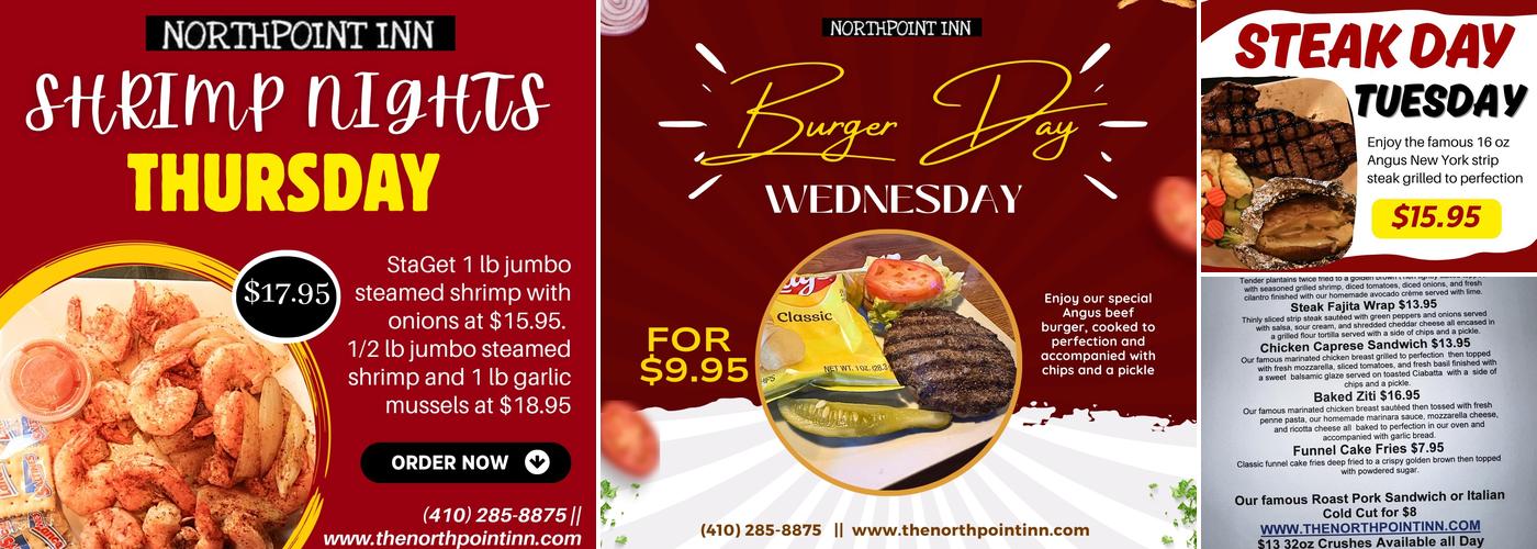 North Point Inn Menu